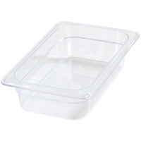 CARL-3068007 Fourth-size 2-1/2" Deep Food Pan (Clear) - StorPlus