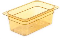 CARL-3088113 Fourth-size 4" Deep High Heat Food Pan (Amber) - StorPlus