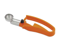 VOLL-47404 .33 oz. Disher with Ergonomic Handle (Orange) - Size 100