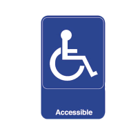TABL-695644 6" x 9" Sign (Wheelchair "Accessible")