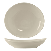 TUXT-BEB-280J 30 oz. Oval Bowl (American White/Eggshell) - DuraTux