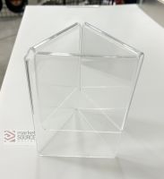 CAL-541 4" x 6" Triangle Classic Card Holder (Clear)