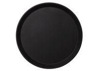 CAMB-1600CT110 16" Round Serving Tray (Black Satin) - Camtread