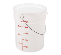 CAMB-PWB22148 22 Qt. Pail with Bail (Natural White)