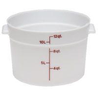 CAMB-RFS12148 12 Qt. Round Storage Container (Natural White)
