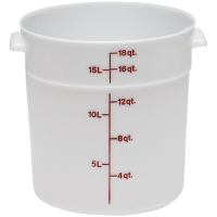 CAMB-RFS18148 18 Qt. Round Storage Container (Natural White)