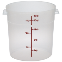 CAMB-RFS18PP190 18 Qt. Round Storage Container (Translucent)
