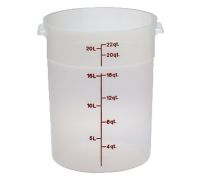 CAMB-RFS22PP190 22 Qt. Round Storage Container - Translucent