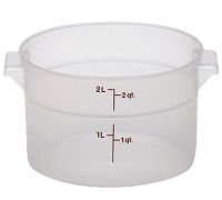 CAMB-RFS2PP190 2 Qt. Round Storage Container (Translucent)