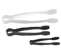 CAMB-TG6135 6" Flat Grip Tongs (Clear) - Lugano