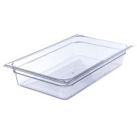 CARL-10201B07 Full-size 4" Deep Food Pan (Clear) - StorPlus