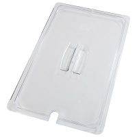 CARL-10211U07 Full-size Universal Notched Food Pan Lid (Clear) - StorPlus