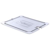 CARL-10231U07 Half-size Universal Notched Food Pan Lid (Clear) - StorPlus