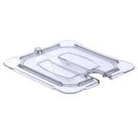 CARL-10311U07 Sixth-size Universal Notched Food Pan Lid (Clear) - StorPlus