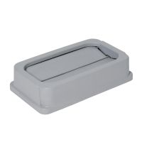 CONT-7325GY 23 Gal. Drop Shot Lid only (Gray) - Wall Hugger