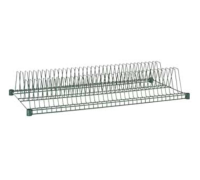 CROW-FTS2448835GN 24" x 48" Wire Drying Rack (Green)