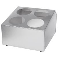 WINC-FC-4H 2-Tier Flatware Cylinder Holder