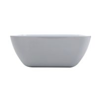 GET-CS-120-W 12 oz. Square Melamine Bowl (White) - Midtown