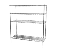 METR-1860DRC 18" x 60" Dunnage Shelf - 1000 lb. Capacity - Super Erecta
