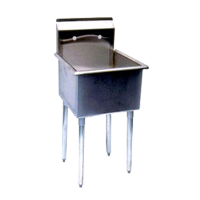 18" x 18" 1-Compartment Prep Sink