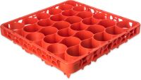 CARL-REW30LC24 30-Compartment NeWave Glass Rack Extender (Orange) - OptiClean