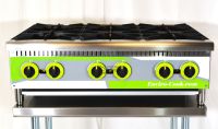 36" 4-Burner Gas Countertop Hotplate - Enviro-Cook - FLOOR MODEL