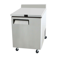 27.5" 1-Section Reach-In Worktop Refrigerator - FB Series