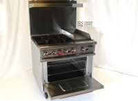 36" 4-Burner Natural Gas Range with 12" Griddle