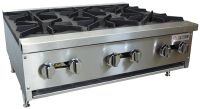 36" 6-Burner Gas Countertop Hotplate - HDC Series