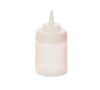 GET-SB-8-CL 8 oz. Wide Mouth Squeeze Bottle 6-Pack (Clear)