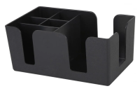 WINC-BC-6 6-Compartment Bar Caddy (Black)