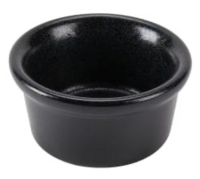 HALL-3630AFCA 3-1/2 oz. Ramekin (Black) - Foundry Collection