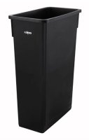 WINC-PTC-23K 23 Gal. Slender Trash Can (Black)
