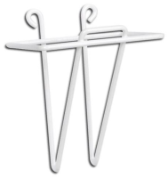 WINC-WHW-4 4-1/4'' x 5-3/8'' Scoop Holder