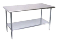 30" x 96" Stainless Work Table