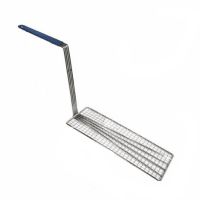 THUN-SLFBP014 5-3/4" x 14-1/2" Fry Basket Press (Blue Handle)
