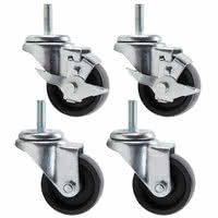 TRUE-883720 3-1/2" Stem Caster Kit