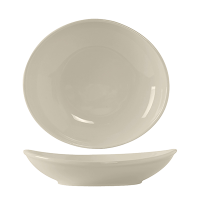 TUXT-BEB-185J 18-1/2 oz. Oval Bowl (American White/Eggshell) - DuraTux