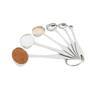 VOLL-46588 6-Piece Oval Measuring Spoon Set
