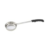 WINC-FPS-6 6 oz. Solid Food Portioner (Black Handle)