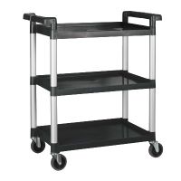 WINC-UC-2415K  Sale!  3-Tier Utility Cart (Black)