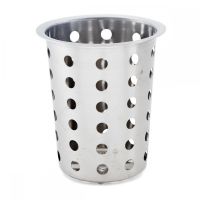 WINC-FC-SS 5-1/8" Perforated Flatware Cylinder