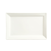 WTI-SL-26 12" x 8" Rectangular Plate (White) - Slate