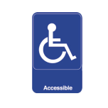 TABL-695644 6" x 9" Sign (Wheelchair "Accessible")