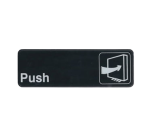 CROW-S39-1BK 3" x 9" Sign (Push)