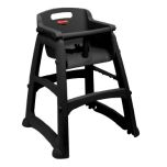 RUBB-FG781408BLA Youth Seat (Black) - Sturdy Chair