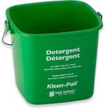 SANJ-KP196GN 6 Qt. Detergent Container (Green) - Kleen-Pail
