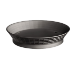 TABL-15759BK 9" Round Platter Basket with Base (Black)