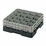 CAMB-16S534110 Full-size Glass Rack with 2 Extenders (Black) - Camrack