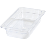 CARL-3068007 Fourth-size 2-1/2" Deep Food Pan (Clear) - StorPlus